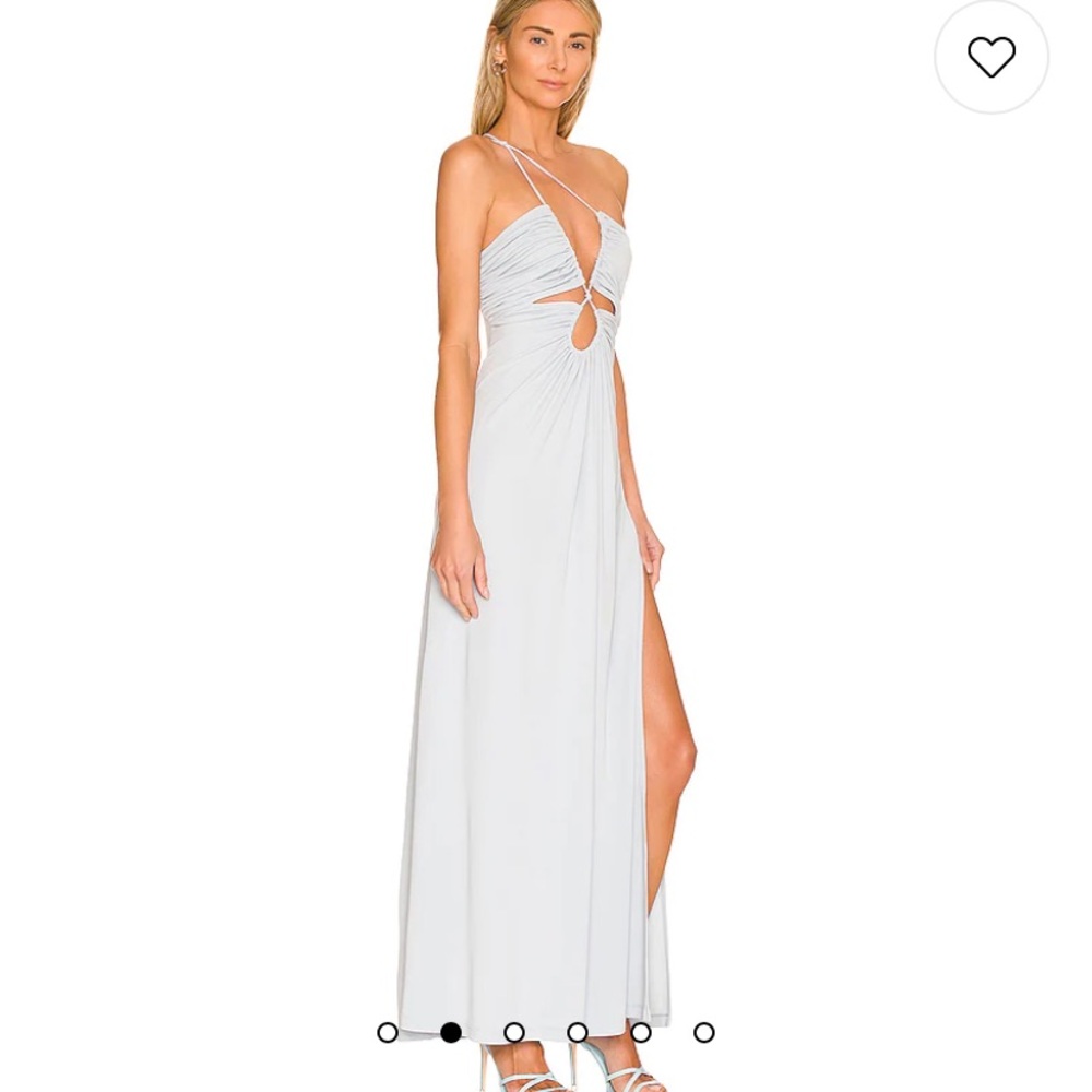 NWT L’Academie Katya Maxi Dress in Light Blue NEVER WORN NWT SOLD OUT ONLINE XXS